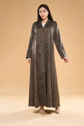 Ousha Floral Sequin Jacquard Abaya