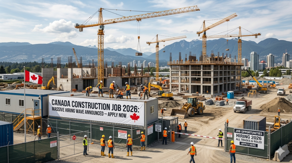 Canada construction helper job apply now