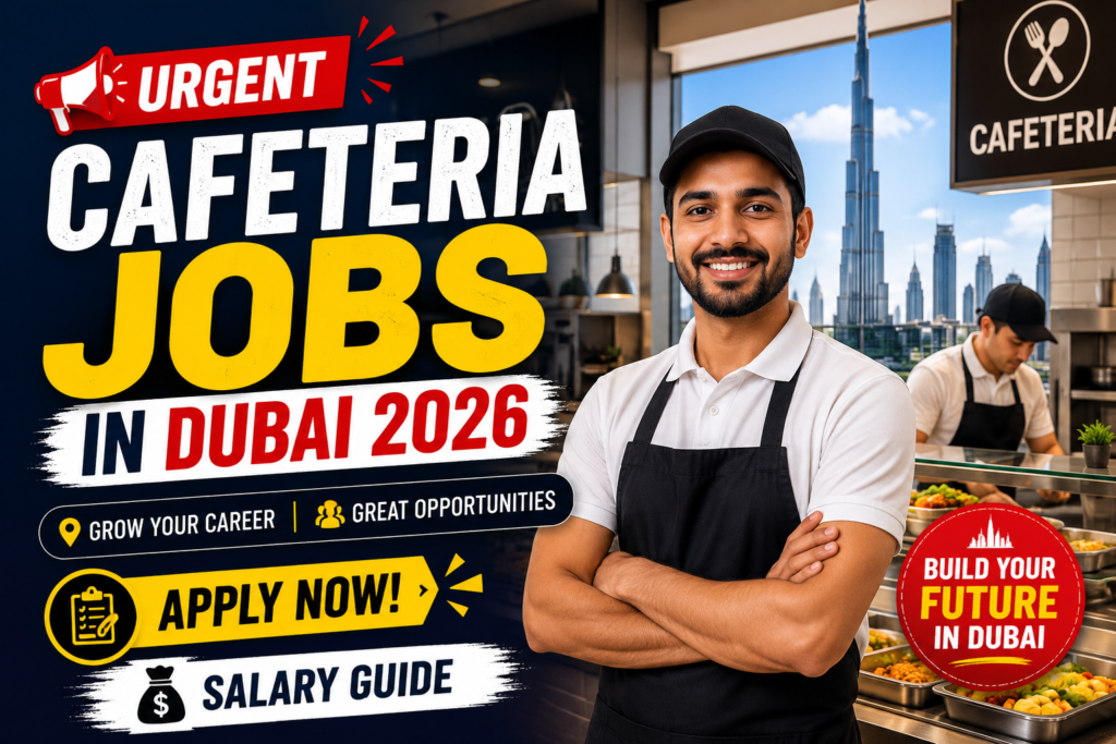 Urgent Cafeteria Jobs in Dubai 2026 Apply Now and Salary Guide